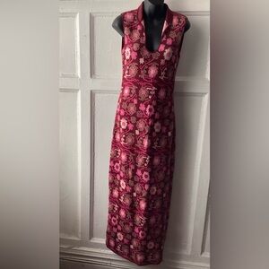Malo Chic Floral Maxi Dress